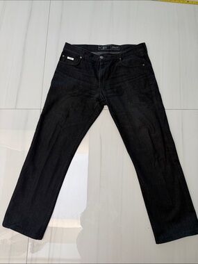 Armani Jeans Black Men's Straight-Leg Jeans